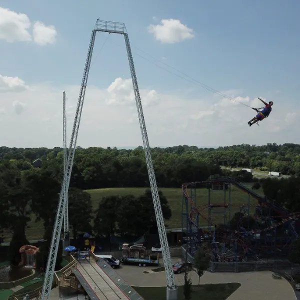 Skycoaster at Adventure Park USA